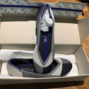 Rothy's Capote Black 9.5 Flats New in Box